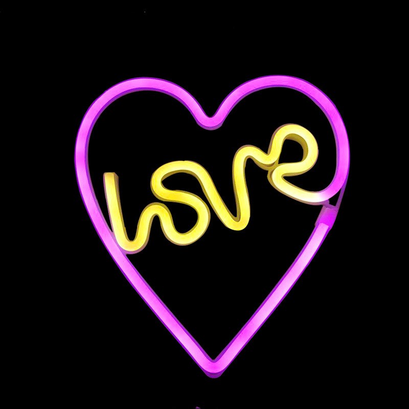 Neon Light Shape Neon Light Shape displayed in a festive scene with various light shapes on decorative trees.