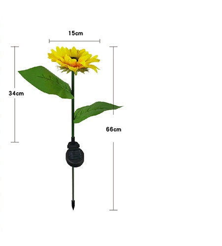 LED Solar Sunflower Lamps LED Solar Sunflower Lamps 