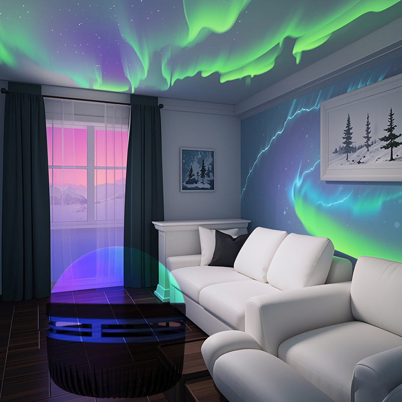 Water Ripple LED Projection Ambience Light Small Night Lamp