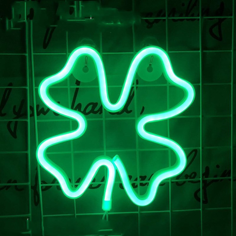 Neon Light Shape Neon Light Shape displayed in a festive scene with various light shapes on decorative trees.