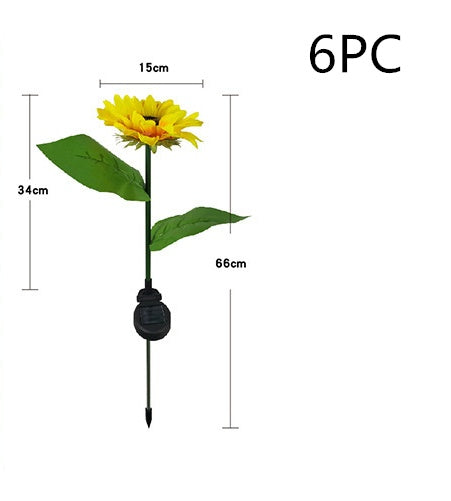 LED Solar Sunflower Lamps LED Solar Sunflower Lamps