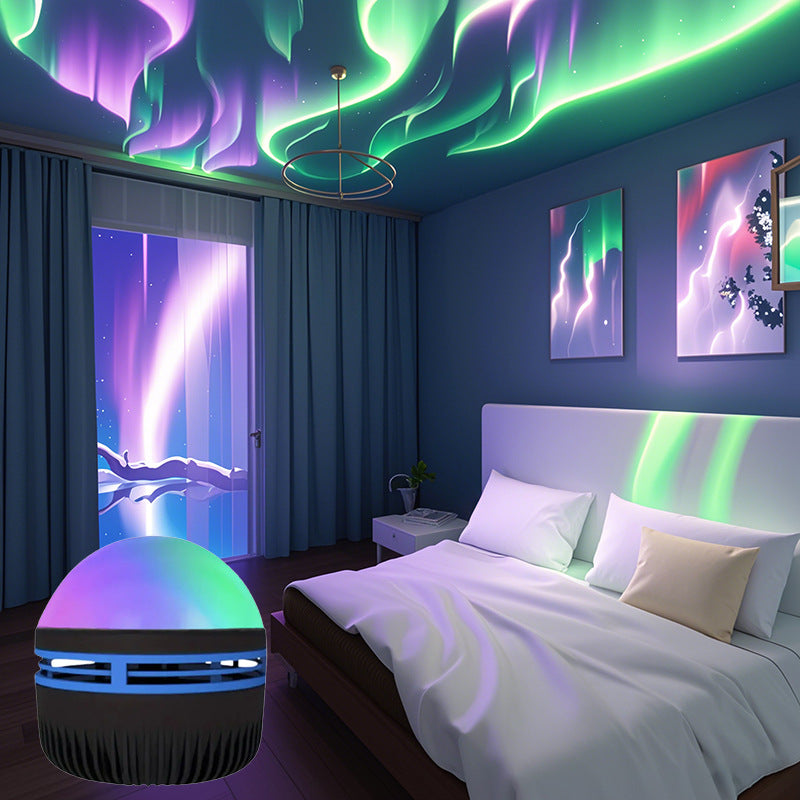 Water Ripple LED Projection Ambience Light Small Night Lamp